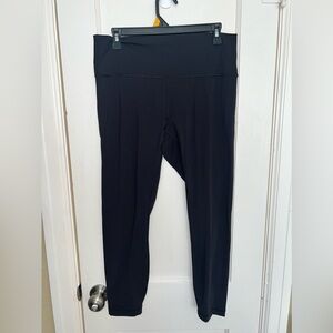 lululemon athletica Wunder Under Black Leggings size 12